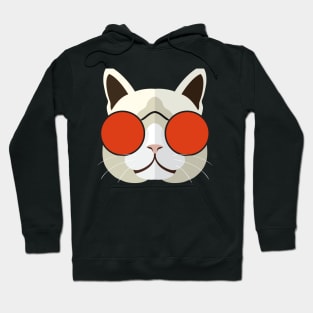 Cute Cat Face Mask Hoodie